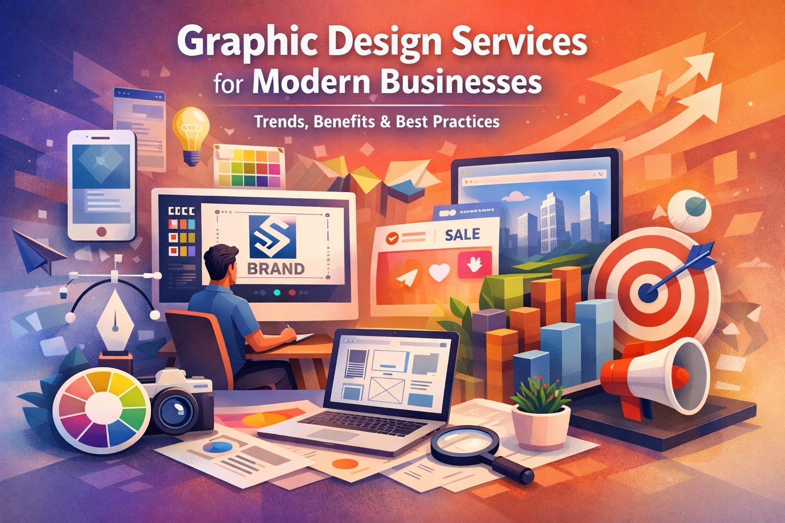 Graphic Design Services for Modern Businesses: Trends, Benefits & Best Practices